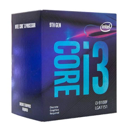 CPU CORE I3 9100F BOX INTEL