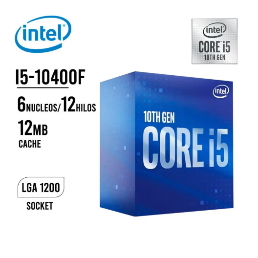 CPU CORE I5 10400F BOX INTEL VAT (LƯU Ý DÒNG F KHÔNG CÓ VGA ONBOARD)