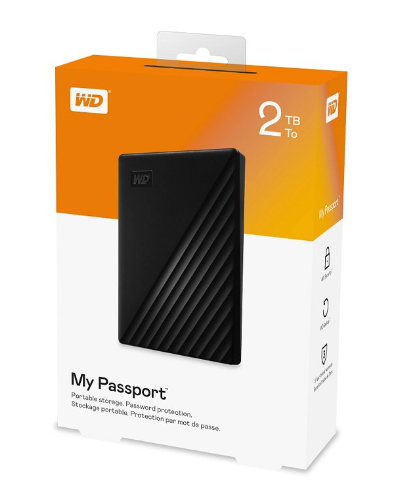 BOX HDD WESTERN  2TB MY PASSPORT  2.5' USB 3.0  Chính hãng
