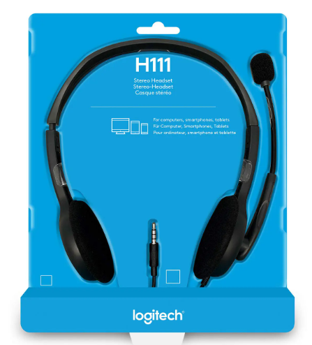 HEADPHONE LOGITECH H111 VAT