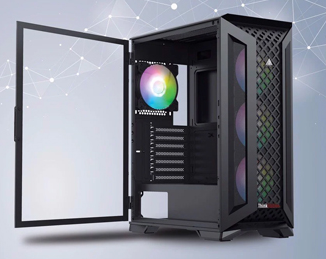 Case VSP P710 Workstation&Gaming kính mở VAT