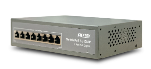 Switch Poe Aptek 8 Port SG1080P 1GB (1Uplink 1Gb) VAT