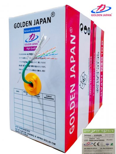CÁP MẠNG GOLDEN JAPAN 5E SFTP CCA 305M VAT