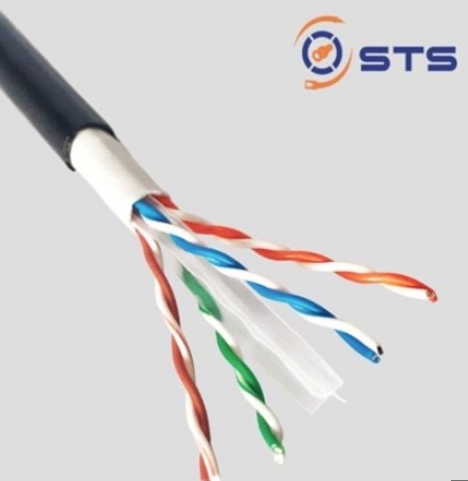 CÁP MẠNG STS 6E UTP NGOÀI TRỜI STS-PE-CAT6OBC VAT