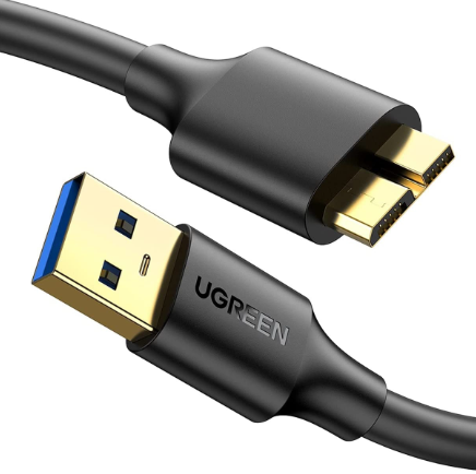Dây USB 3.0 ra Micro USB 3.0 0.5M Ugreen 10840 (Dùng box hdd)