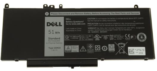 Pin Laptop Dell 5450/G5M10 Zin 51w