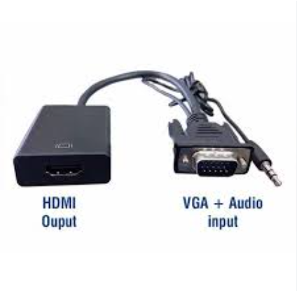 DÂY CHUYỂN VGA RA HDMI CÓ AUDIO DẠNG DÂY (KO VAT)