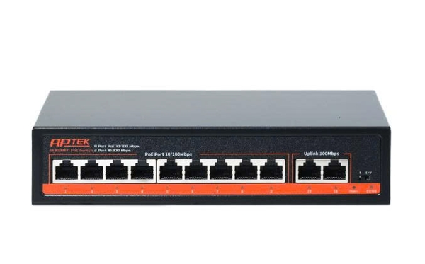 Switch Poe Aptek 9 Port SF1092FP 100Mb (9Poe+2Uplink 1GB) VAT