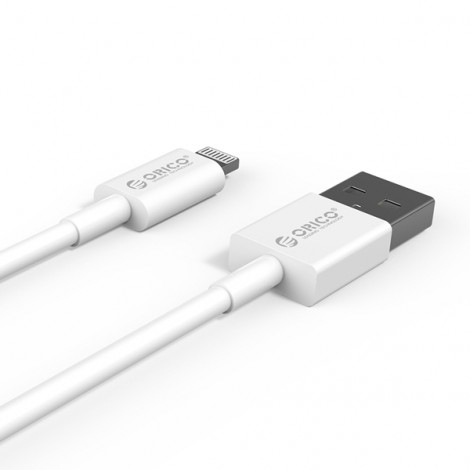 Cáp sạc và dữ liệu Iphone USB A to Lightning MFI - AL01-10-WH