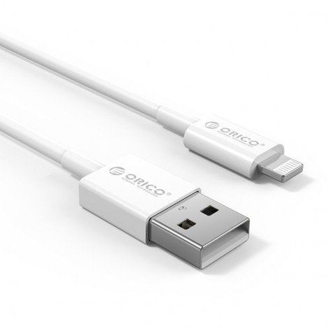 Cáp sạc và dữ liệu Iphone USB A to Lightning MFI - AL01-10-WH