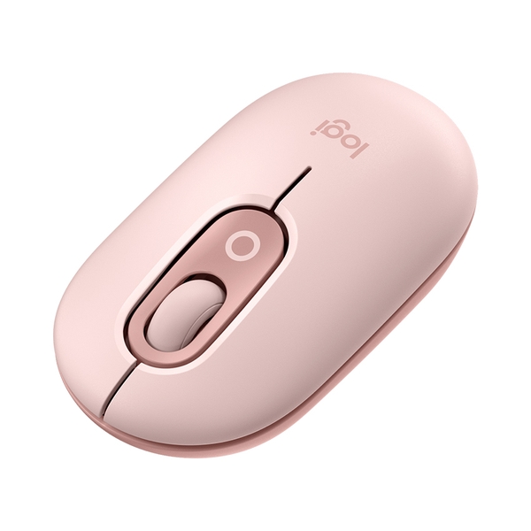 Chuột không dây Logitech Pop Mouse with EMOJI màu Hồng - 910-007402