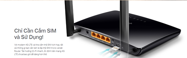 Tp-link Archer MR600 Router Wi-Fi Gigabit Băng Tần Kép 4G+ Cat6 AC1200