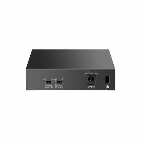 Switch Để Bàn Gigabit 5 Cổng với 4 Cổng PoE+ TL-LS105GP