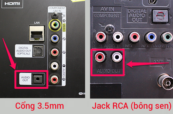 kết nối tivi với loa kéo