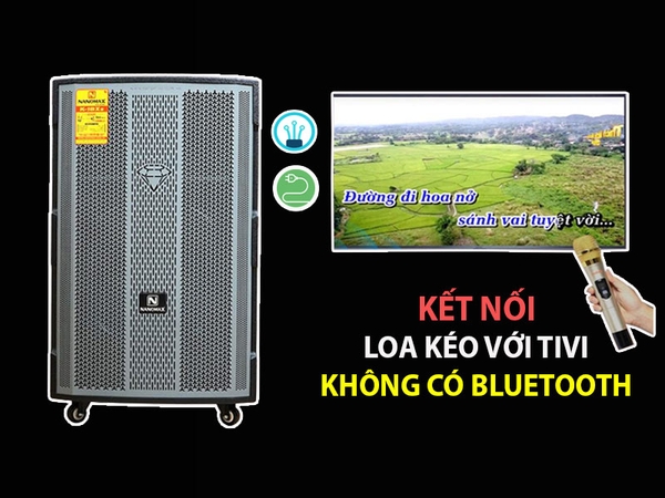 kết nối tivi với loa kéo