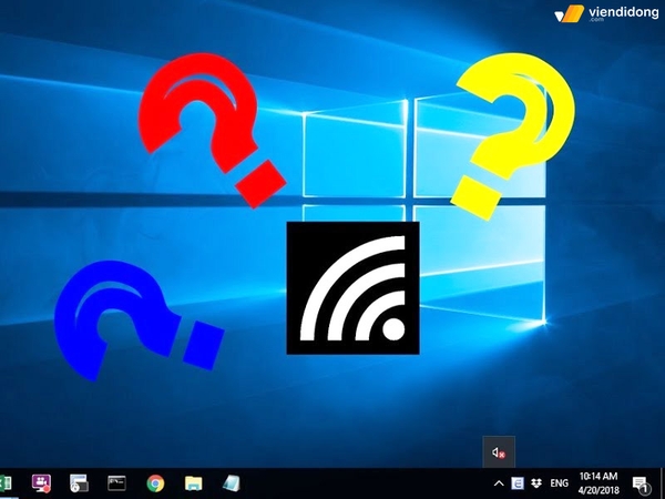 laptop mất biểu tượng wifi