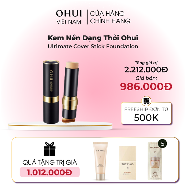 Kem Nền Dạng Thỏi Ohui Ultimate Cover Stick Foundation