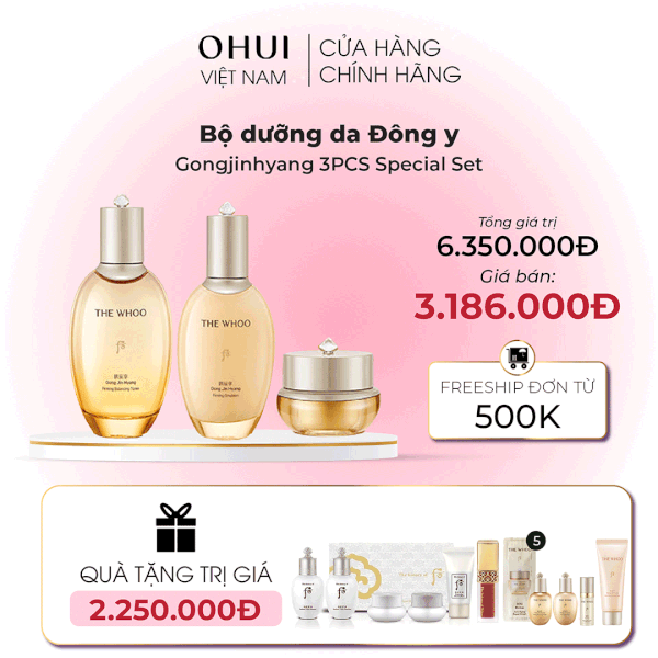 Bộ dưỡng da Đông y Gongjinhyang 3PCS Special Set