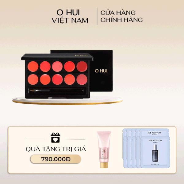 Bảng Son 10 Màu Ohui Rouge Real Palette