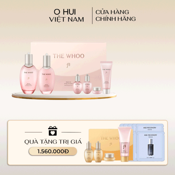 Bộ Dưỡng Ẩm Chống Lão Hóa Whoo Gongjinhyang Soo Vital Hydrating 2pcs