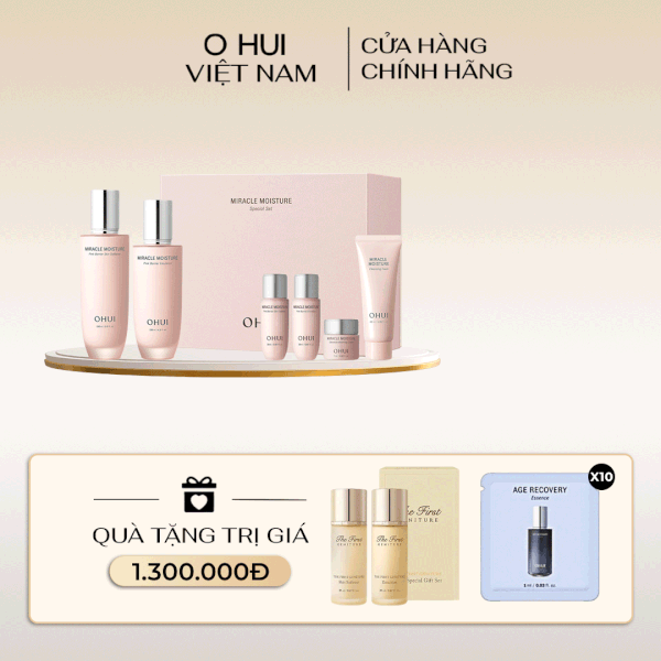 Bộ Dưỡng Ẩm Ohui Miracle Moisture 2pcs Special Set