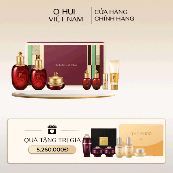 Bộ dưỡng da chống lão hóa Whoo Jinyulhyang Special 3pcs Set
