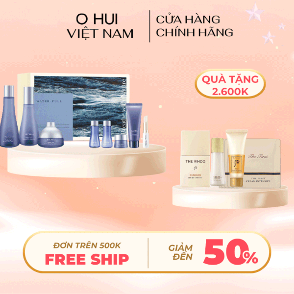 Bộ Dưỡng Da Sum37 Water-full 3pcs Breath With Nature Y23