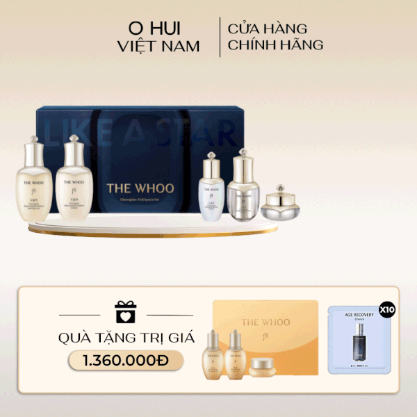 Bộ Dưỡng Da Whoo Cheongidan Pro Radiant Trial Special Set