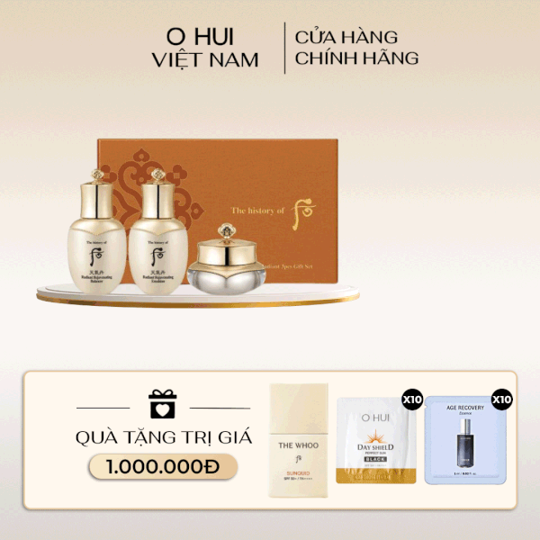 Bộ dưỡng da Whoo Cheongidan Radiant Rejuvenating Mini Set 3pcs
