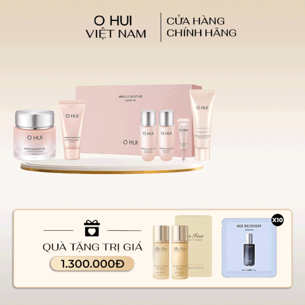 Bộ Kem Dưỡng Ohui Miracle Moisture Cream Special Set