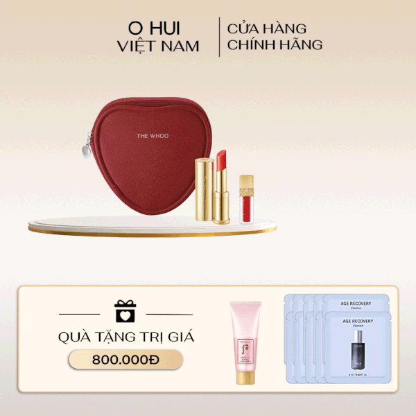 Bộ Son Dưỡng Môi Đông Y Whoo Mi Glow Lip Balm Set