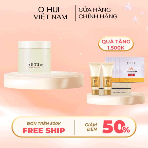 Bông tẩy trang dưỡng chất Su:m37 Secret Multi Pad