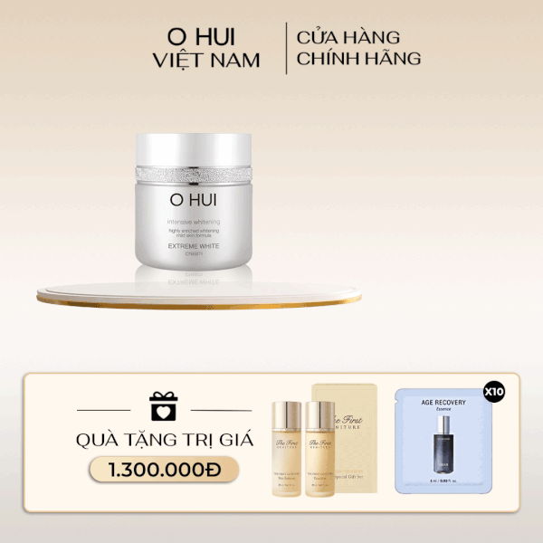 Kem dưỡng trắng da sáng rạng rỡ OHUI Extreme White Cream