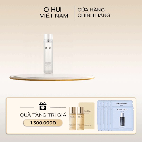 Nước cân bằng dưỡng trắng da OHUI Extreme White Skin Softener
