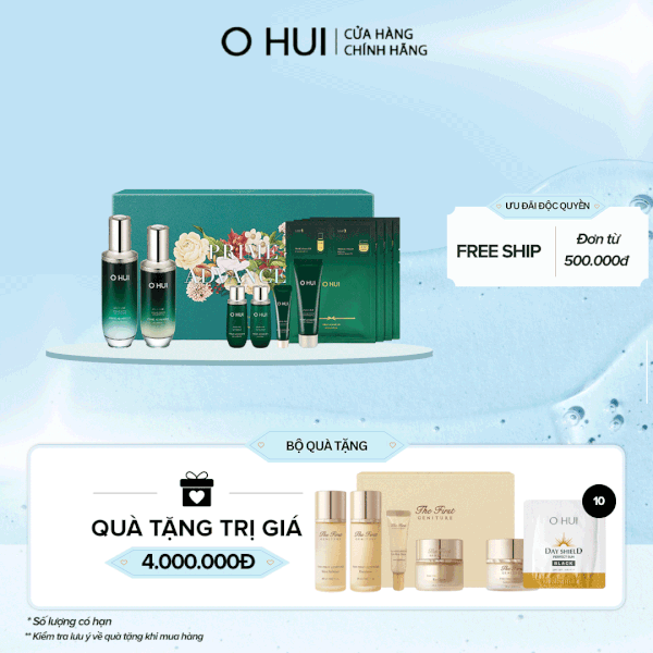 Bộ dưỡng ẩm củng cố làn da O HUI Prime Advancer 2PCS Set
