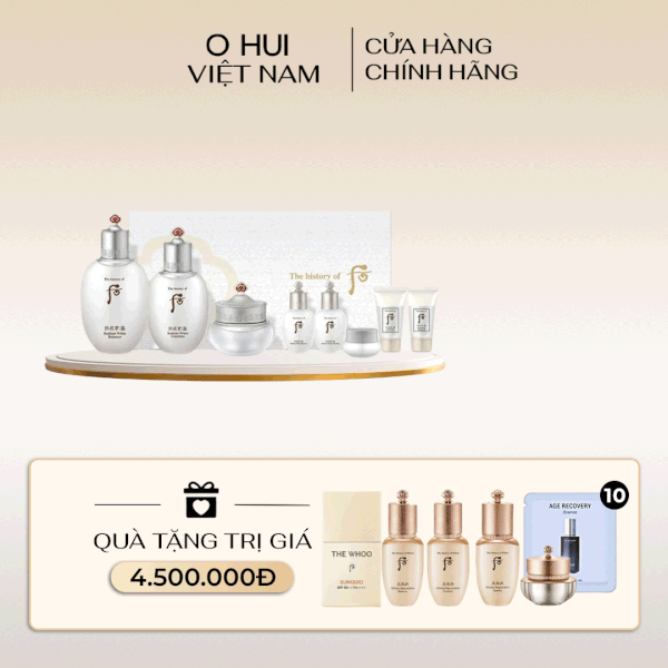 Set dưỡng trắng The history of Whoo Gongjinhyang seol 8pcs