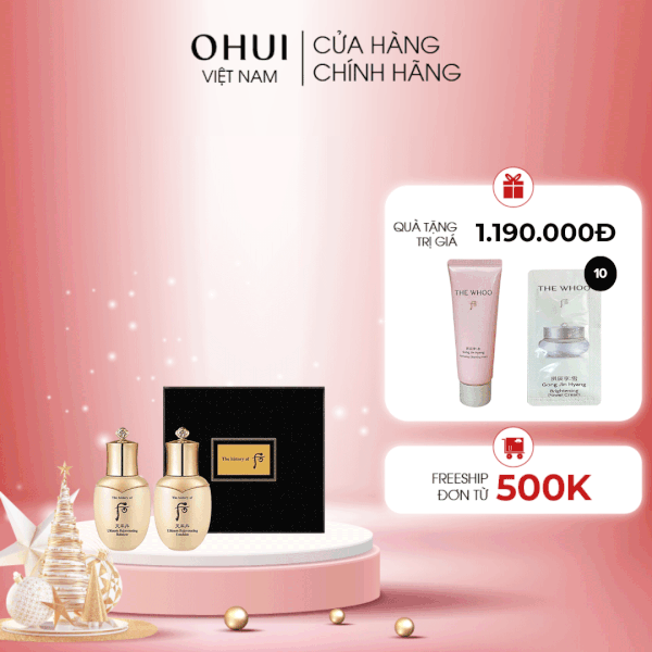 Bộ dưỡng tái sinh da cao cấp Whoo Cheonyuldan Regenerating 2pcs GW