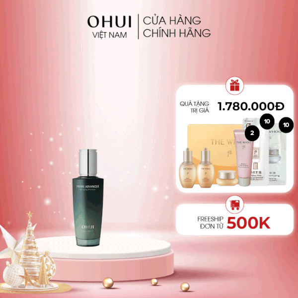 Sữa dưỡng ngăn ngừa nếp nhăn OHUI Prime Advancer Emulsion