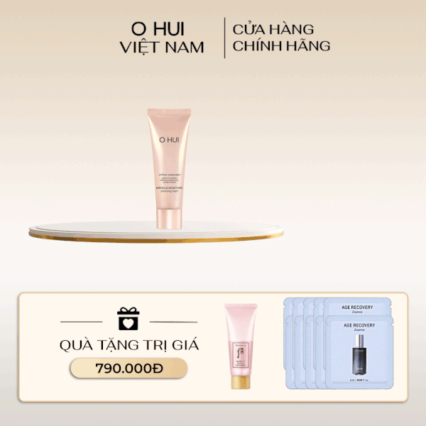 Sữa rửa mặt Ohui Miracle Moisture Cleansing Foam 80ml