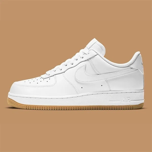 Giày Nike Air Force Low White- Gum Light Brown