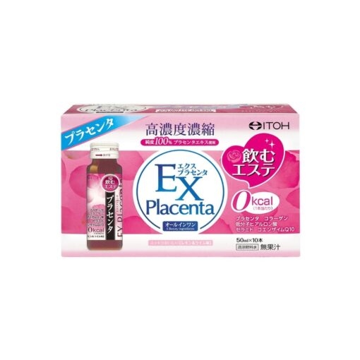 Nước uống tinh chất nhau thai ITOH EX Placenta (Hộp 10 chai x 50ml)