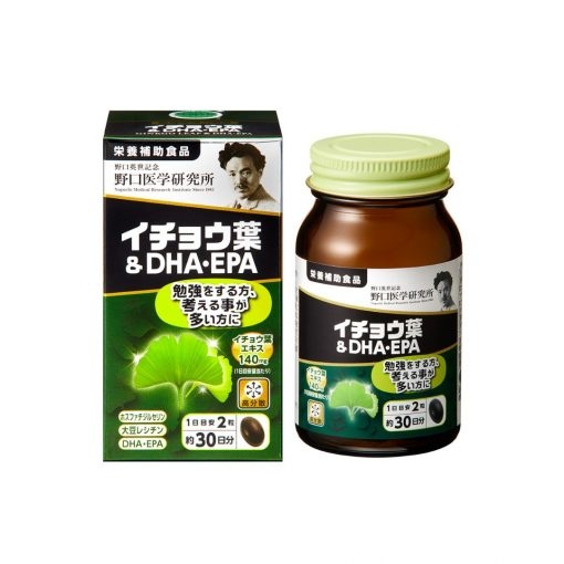 NOGUCHI- Viên uống Ginkgo Biloba bổ não DHA+EPA 60 viên