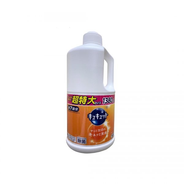 KAO- Nước rửa bát Kyukyuto hương cam 1380ml