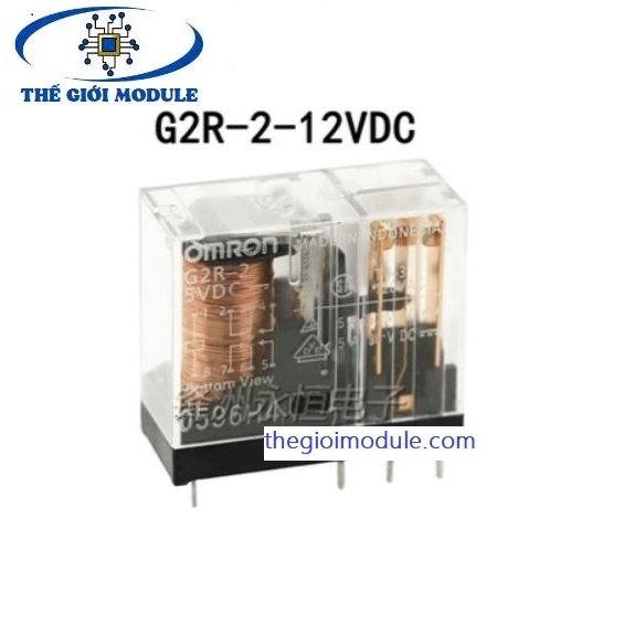 Relè Omron G2R-2-12VDC - DPCO, 12V, Per PCB - Lotto Multiplo Disponibile