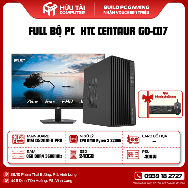 FULL BỘ PC  HTC CENTAUR GO-C07