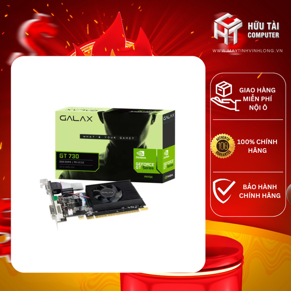 Cạc màn hình NVIDIA Galax GT 730 4GB DDR3