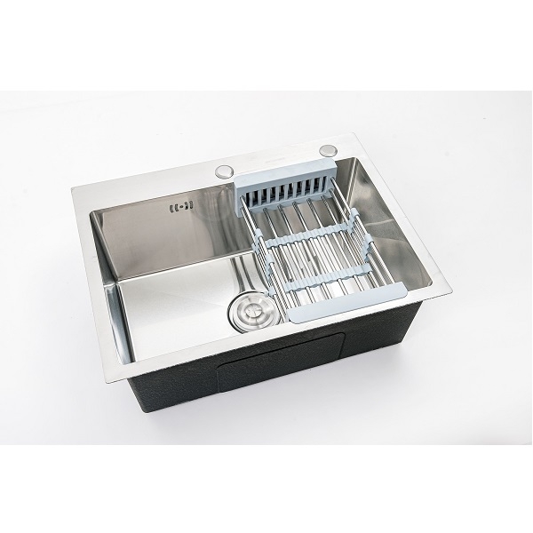 Chậu Rửa Chén Inox SUS 304 - 2B Nguyên Khối HLC 5045