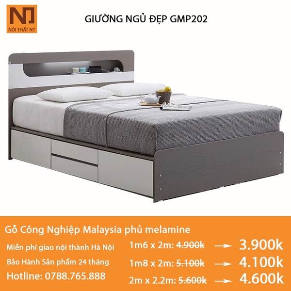 Giường ngủ đẹp GMP202