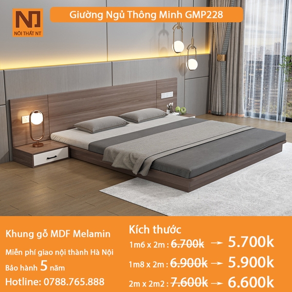 Giường ngủ GMP228