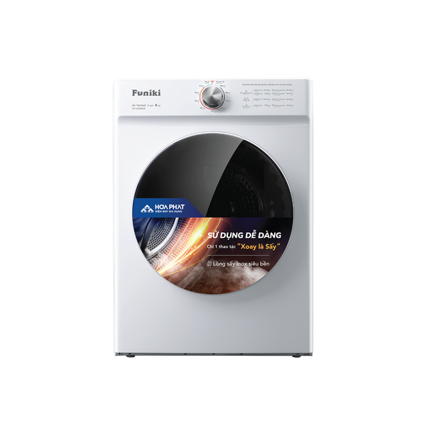 Máy sấy thông hơi Funiki HD V680AW 8kg